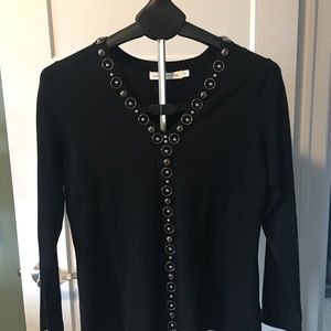 V-neck dressy sweater